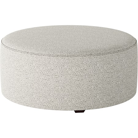 Round Cocktail Ottoman