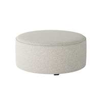 Round Cocktail Ottoman