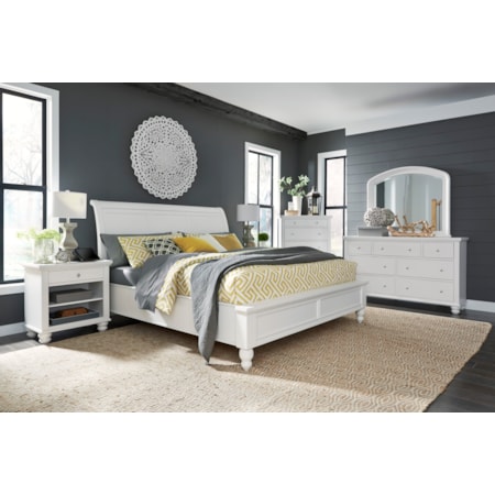 King Sleigh Bed