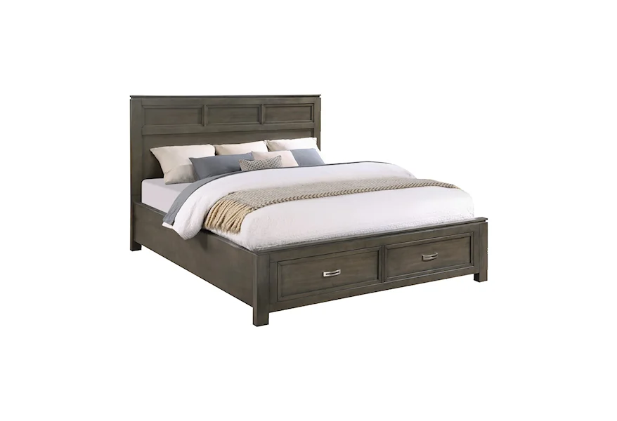 Harper California King Bed by Winners Only at Dunk & Bright Furniture