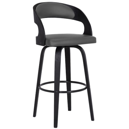 Contemporary 30" Bar Height Swivel Stool