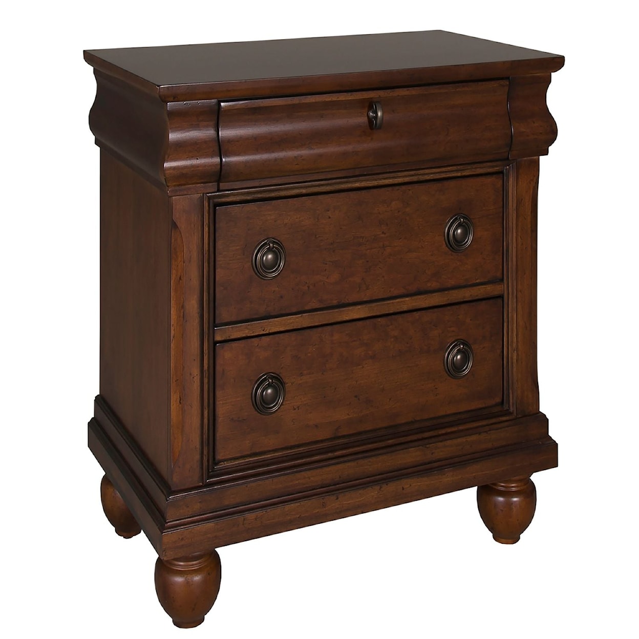 Liberty Furniture Rustic Traditions Three-Drawer Night Stand
