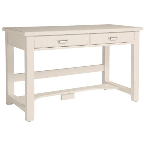 Transitional 2-Drawer Laptop Desk