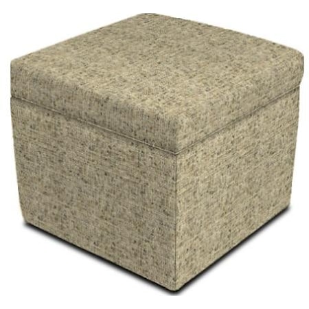 Storage Ottoman with Nailhead Trim