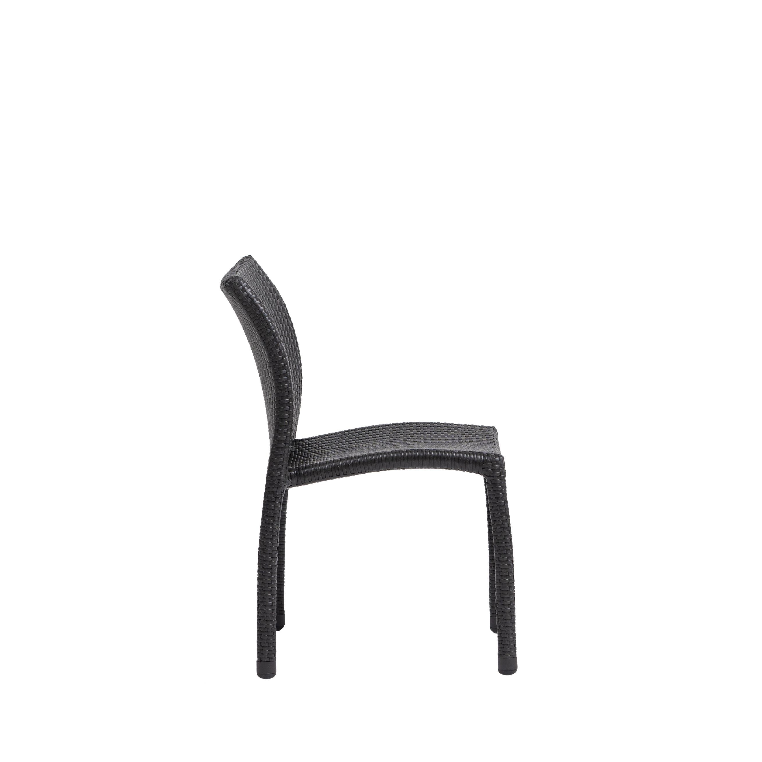 Stacking Wicker Dining Side Chair