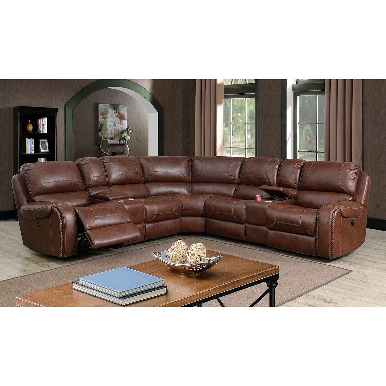 Furniture of America Joanne Power Sectional