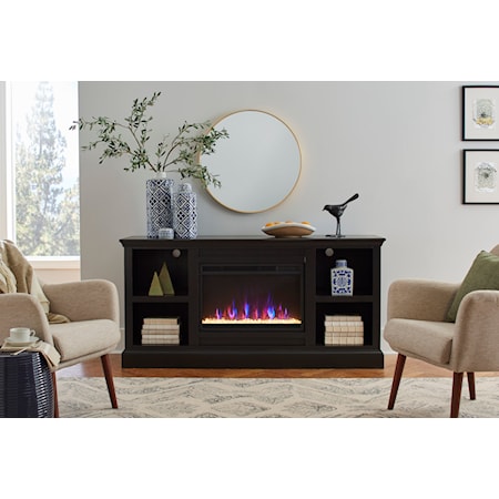 66&quot; Fireplace Console