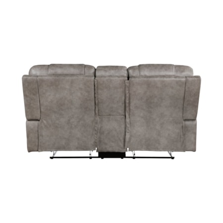 Manual Double Reclining Loveseat