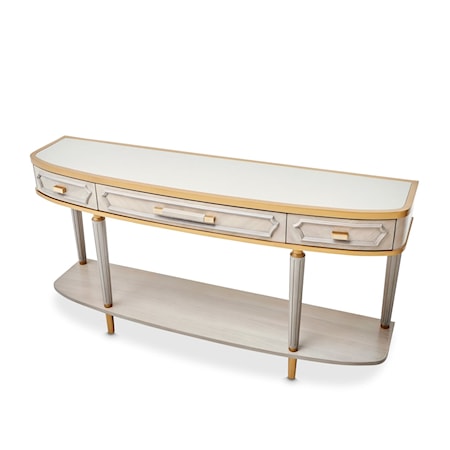 3-Drawer Console Table