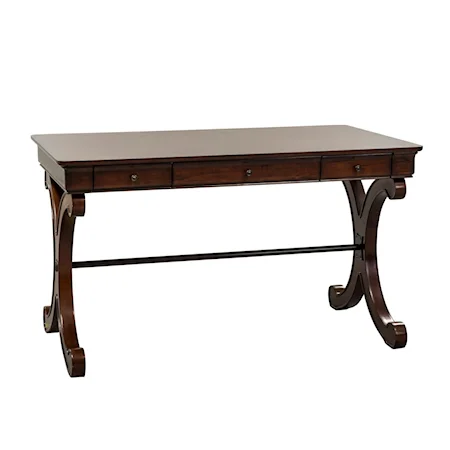 Writing Desk with Center Drop Down Front Drawer