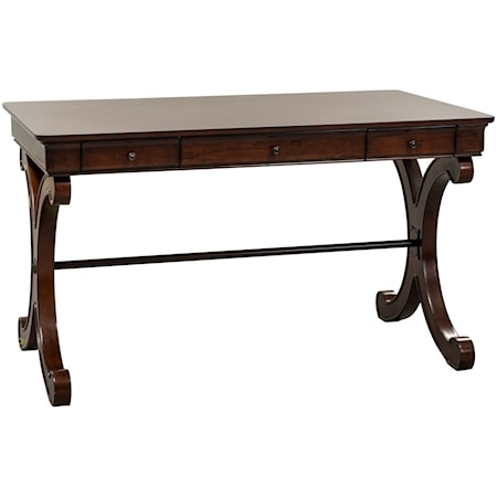 Writing Desk with Center Drop Down Front Drawer