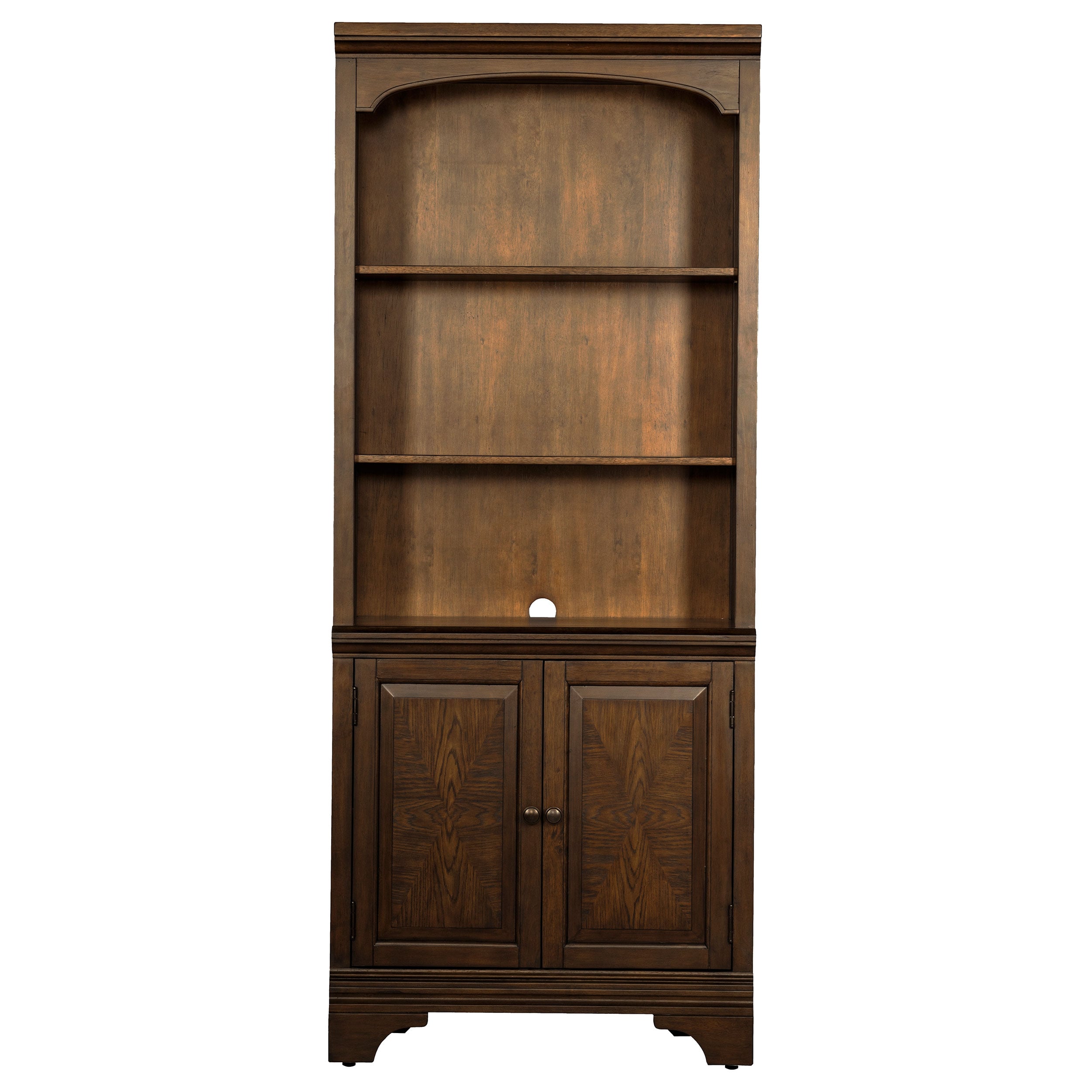 Coaster Hartshill 78-inch 3-shelf Cabinet Bookcase