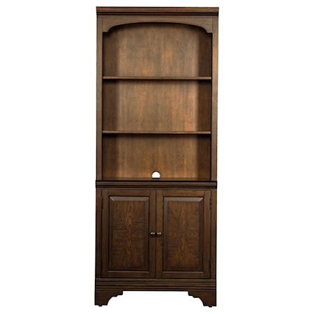 78-inch 3-shelf Cabinet Bookcase