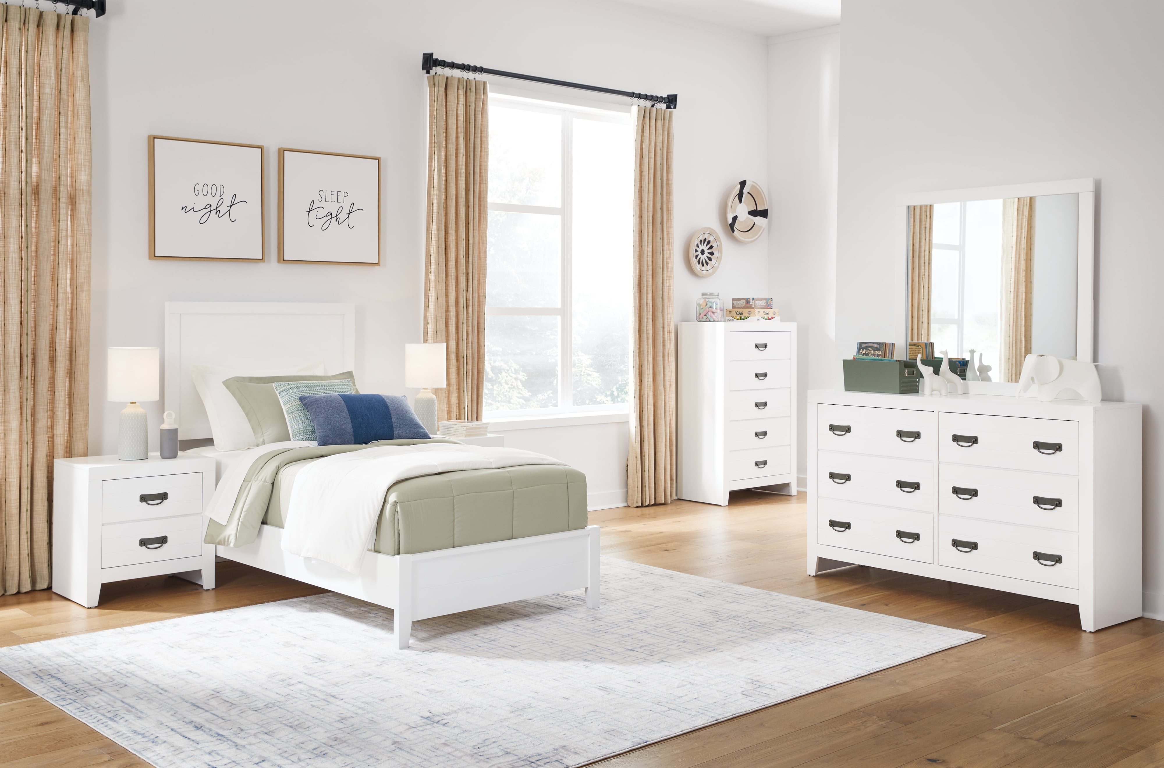 Signature Design By Ashley Binterglen Twin Panel Bed | Darvin Furniture ...