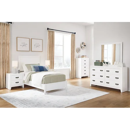 Twin Panel Bed