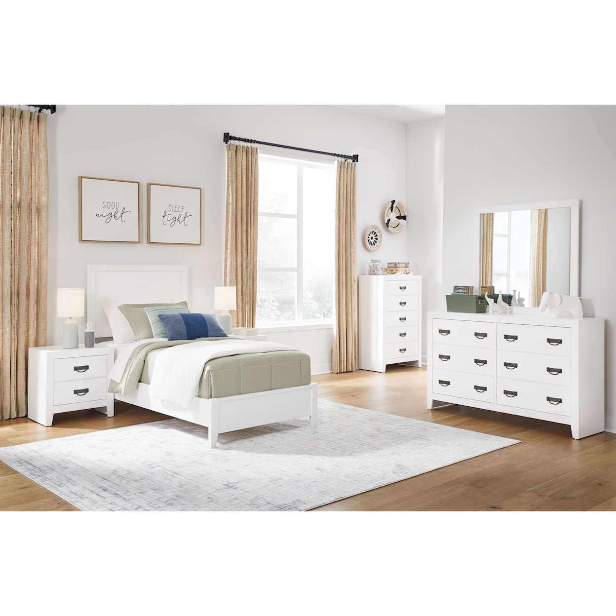 Ashley Furniture Signature Design Binterglen Twin Panel Bed