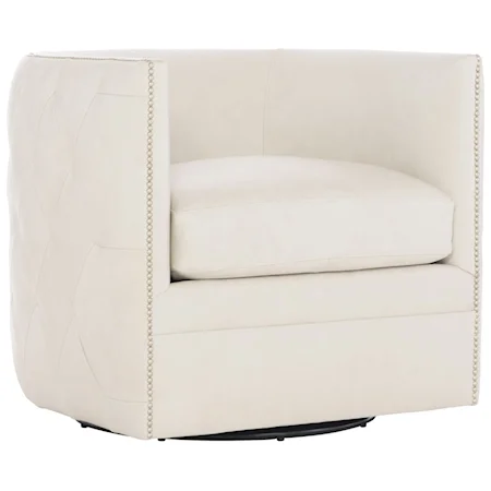 Palazzo Leather Swivel Chair