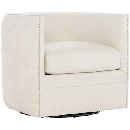 Palazzo Leather Swivel Chair