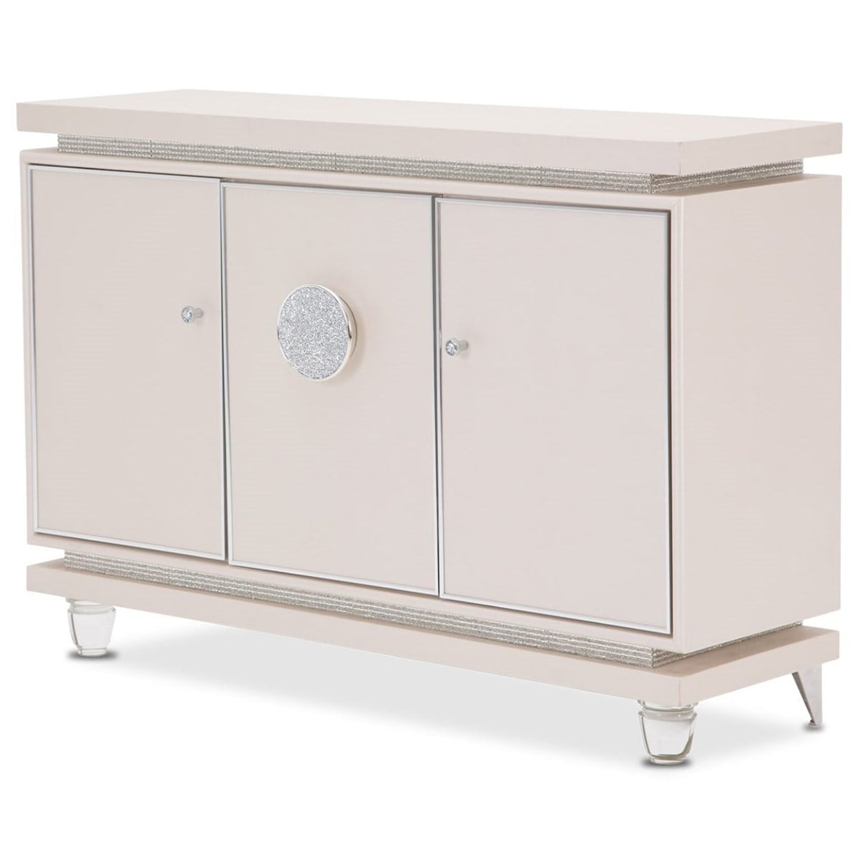 Michael Amini Glimmering Heights Upholstered Sideboard