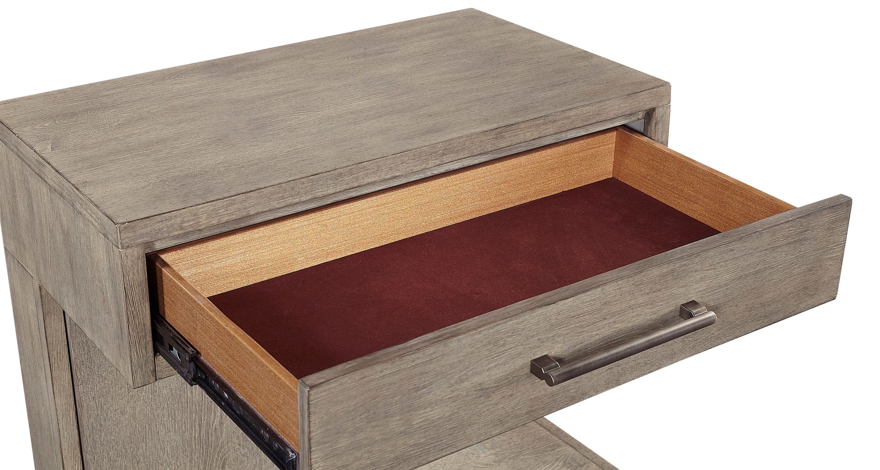 Aspenhome Platinum 1-Drawer Nightstand