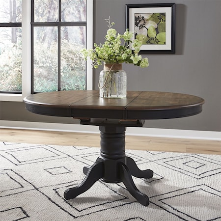 Oval Pedestal Dining Table