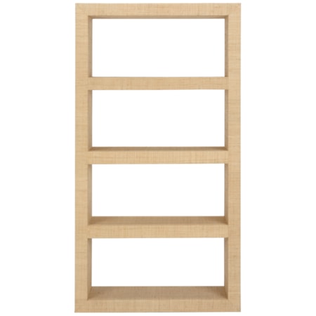 Raffia Book Shelves