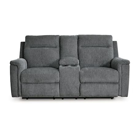 DBL REC PWR Loveseat w/Console