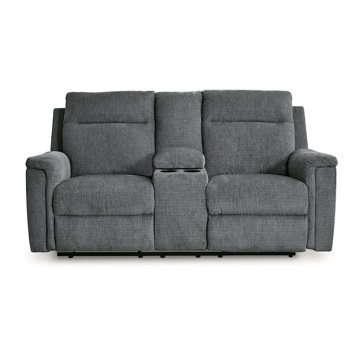 Signature Design by Ashley Furniture Barnsana DBL REC PWR Loveseat w/Console