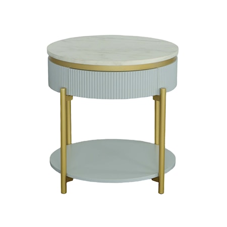 Round End Table