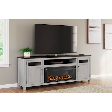 88&quot; TV Stand with Electric Fireplace