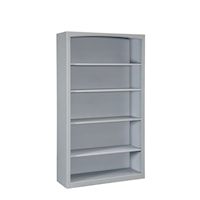 Customizable 36 X 60  Solid Pine Bookcase with 4 Open Shelves