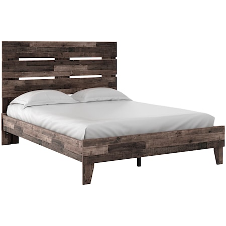 Queen Platform Bed with Headboard