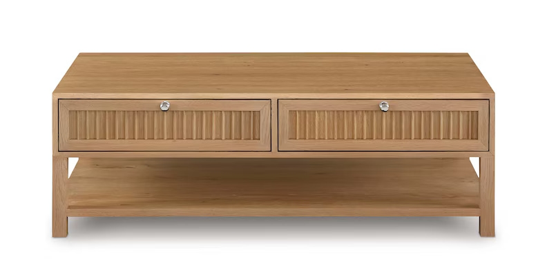 Bassett Newbury Newbury Ribbed Drawer Cocktail Table