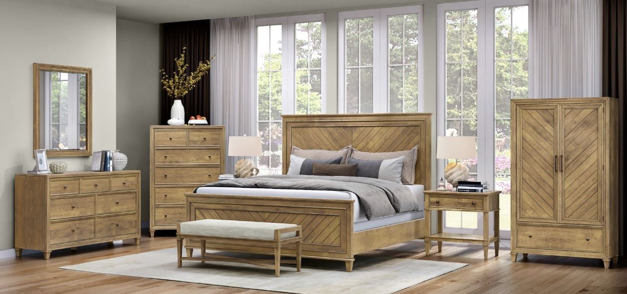 Queen Panel Bed
