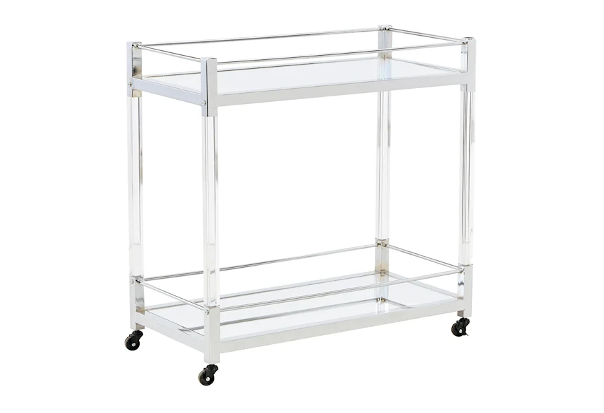 Chaseton Bar Cart by Signature Design by Ashley Furniture at Sam's Appliance & Furniture