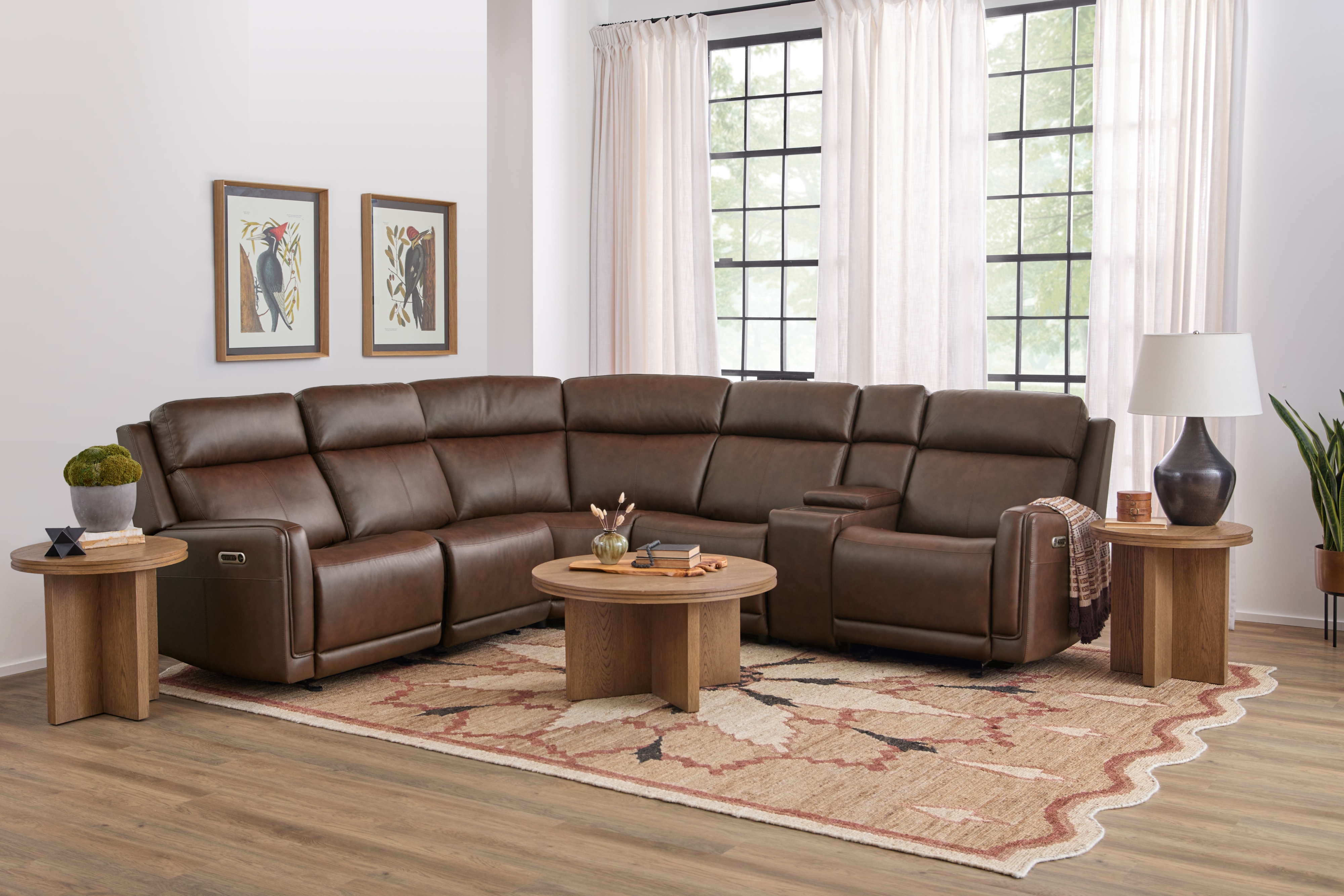 6-Piece Power Gliding Sectional Sofa