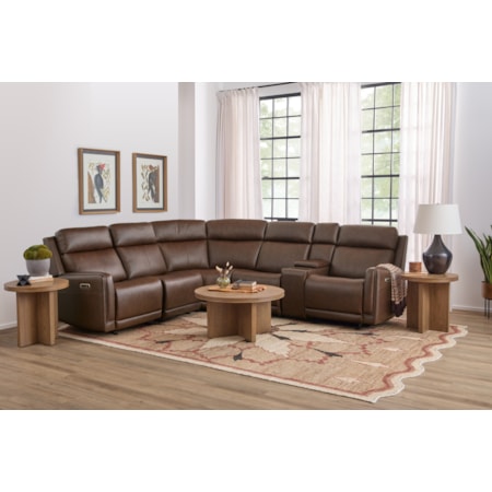 6-Piece Power Gliding Sectional Sofa