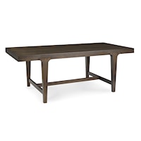 Transitional Dining Table in Stone Finish