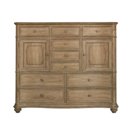 10-Drawer Chest with Doors