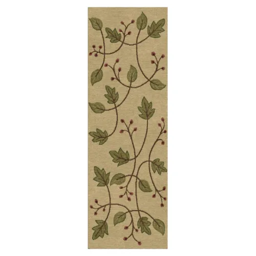 2' 9" x 10' Runner Falling Leaves Rug