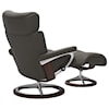 Stressless by Ekornes Magic Large Reclining Chair and Ottoman