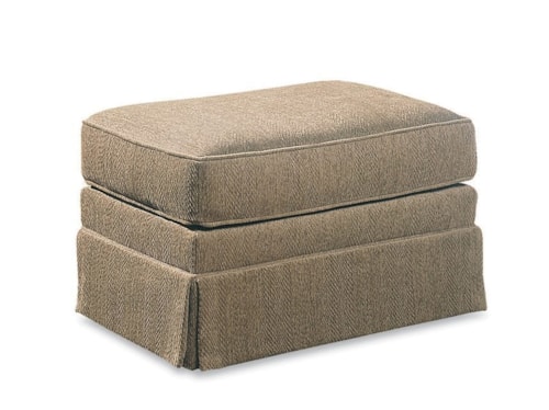 Traditional Ottoman with Roller Casters
