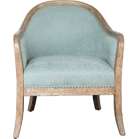 Wood Frame Accent Chair