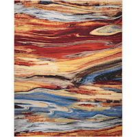 9'9" x 12'8" Lava Flow Rectangle Rug