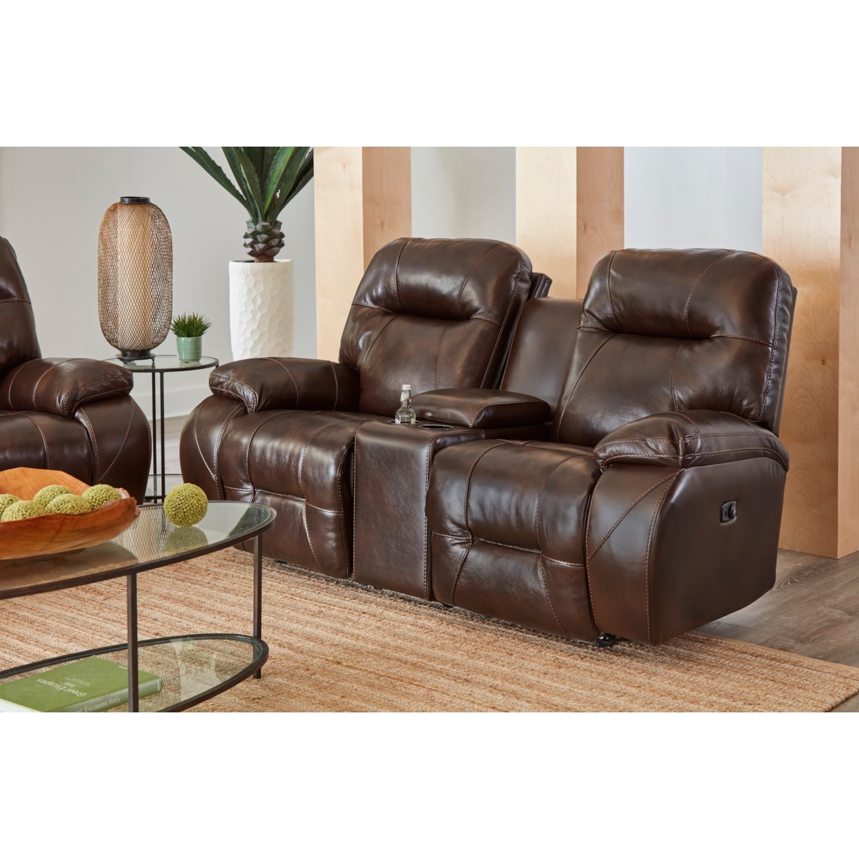 Best Home Furnishings Arial Rocker Console Loveseat