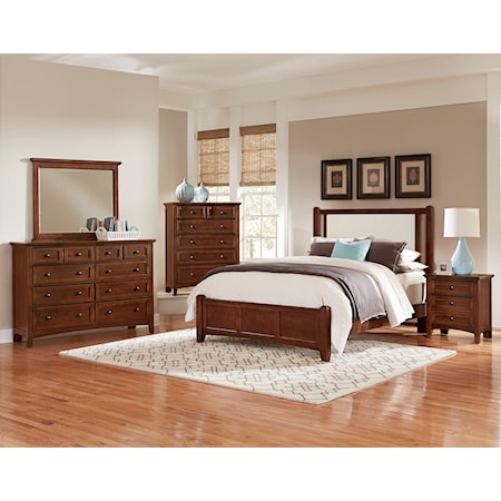 California King Upholstered Bed