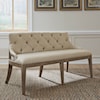 Liberty Furniture Americana Farmhouse Upholstered Dining Bench