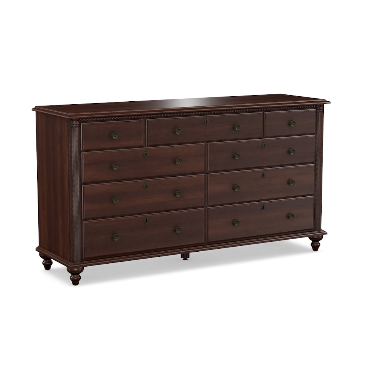 Durham Savile Row Triple Dresser