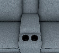 Power Reclining Space Saver Loveseat