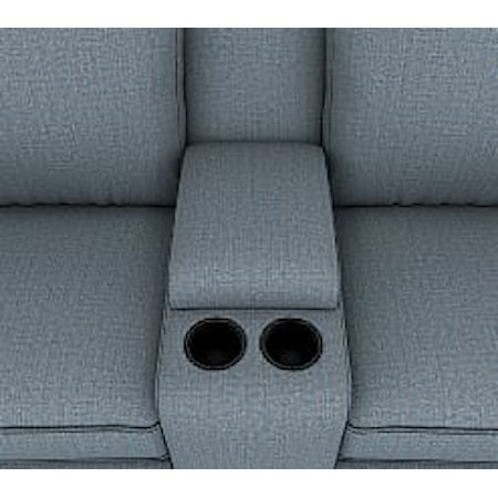 Power Reclining Space Saver Loveseat